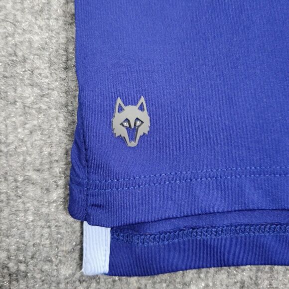 GREYSON Blue Short Sleeve Embroidered Performance Polo Shirt SIZE SMALL - Picture 4 of 11